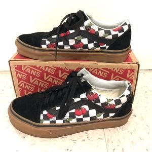 Cherry Checkered Old Skool Vans